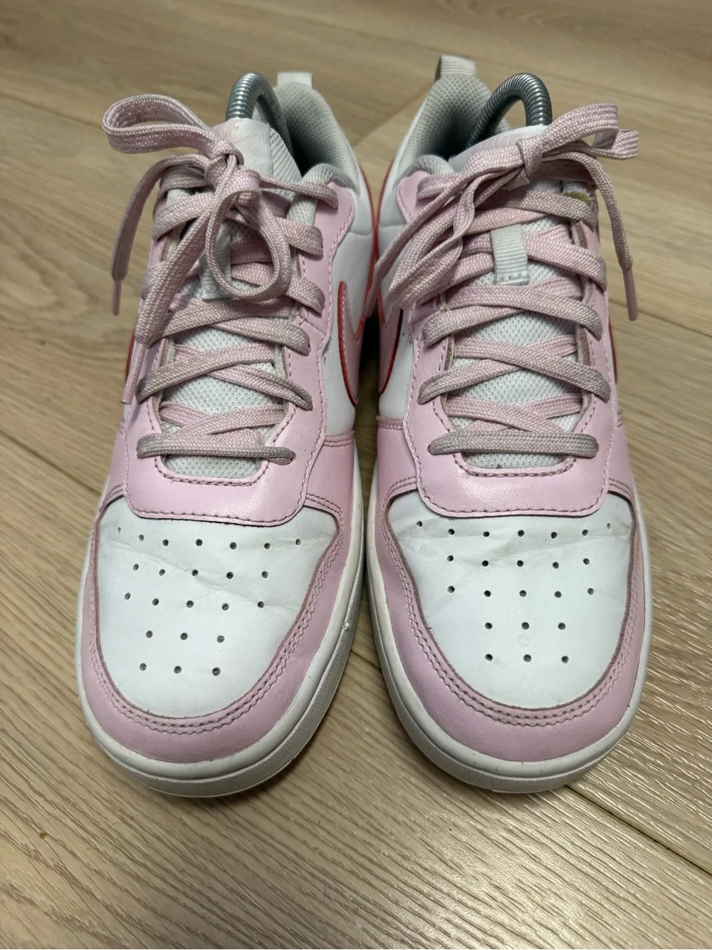 Nike Court Borough Low Recraft in Pink and White Size 7Y or Women’s 9